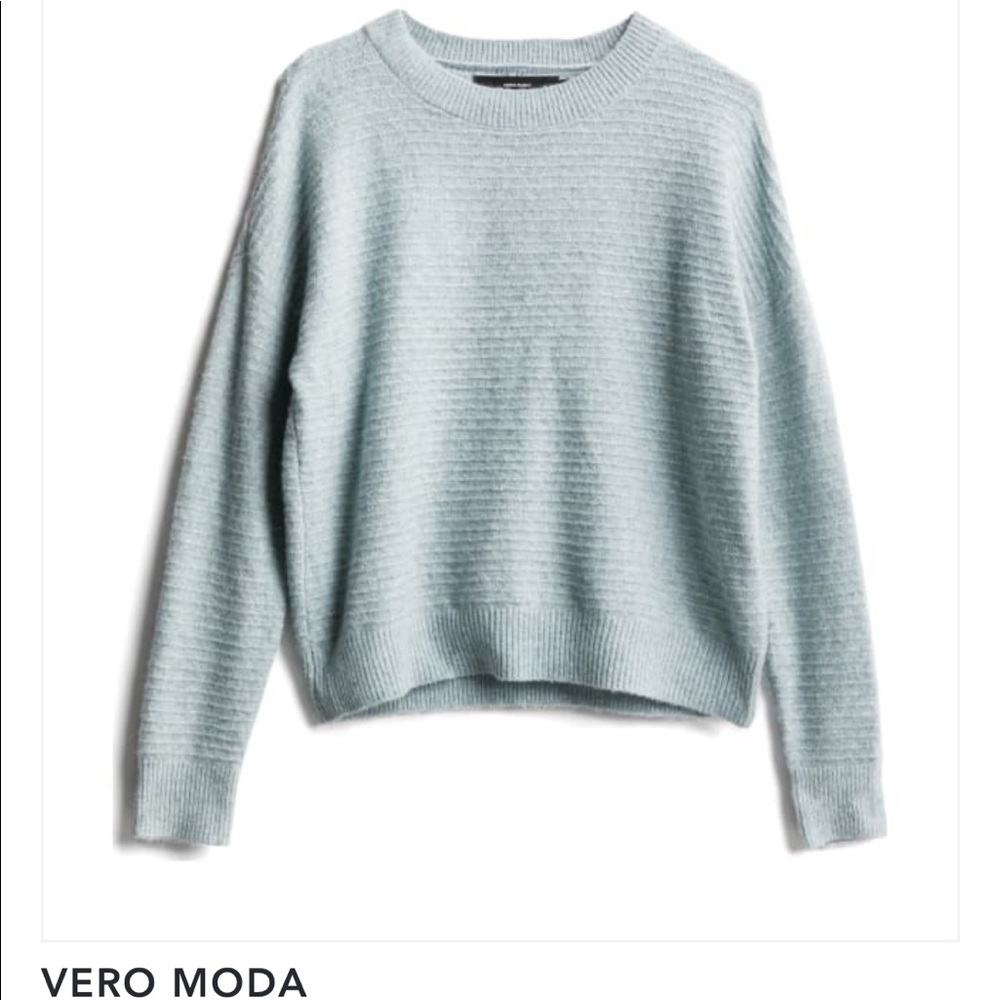 Vero Moda Sadella Textured Crewneck Pullover